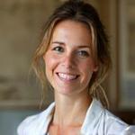 Portrait von Sophie Berger, Spezialistin für Karten- und Druckrestaurierung